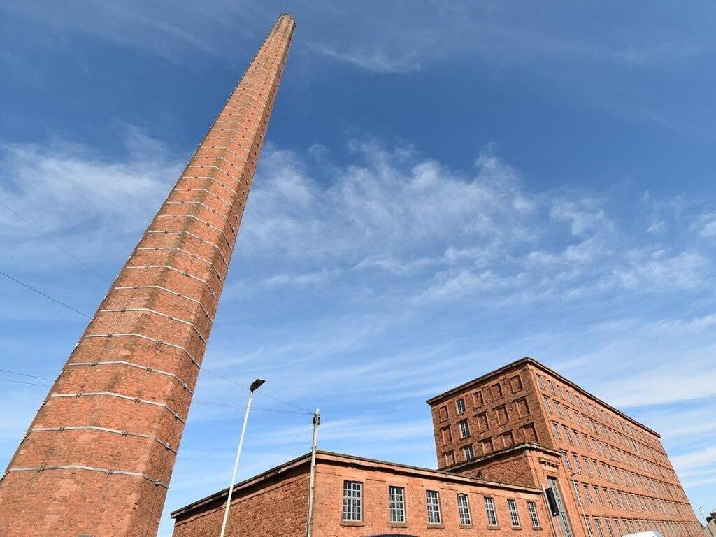 The Engine House At Dixons Chimney Near Carlisle Castle Unique Historic Apartment With 65 Inch Sky Glass And Private Parking Exteriör bild